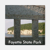 Fayette delstatspark magneter för kylskåp