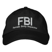 FBI BRODERADE BASEBALL KEPSAR