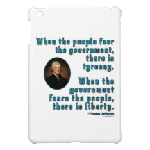 Fear and Government iPad Mini Cases