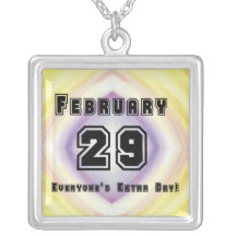 Februari 29 alla extra dag! anpassningsbar halsband