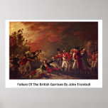 Fel av den brittiska garnisonen av John Trumbull Posters