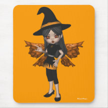 Felik häxa Mousepad Mus Matta