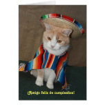 Feliz cumpleanos! hälsnings kort