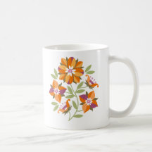 Fem blommor 11 uns. mugg