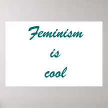 Feminism är kall! affisch