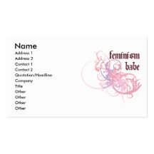 FeminismBabe Visitkort