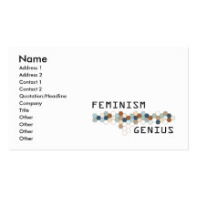 Feminismsnille Visit Kort