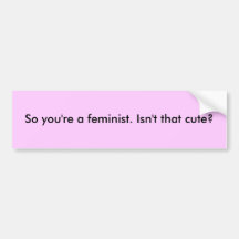 FEMINIST BILDEKALER
