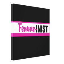 Feminist Canvasduk Med Gallerikvalitet
