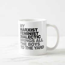 Feministisk humor kaffe muggar