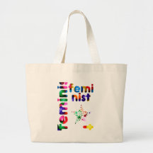 Feministisk Jellybean Tygkassar