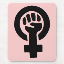 Feministiskt symbol mus mattor