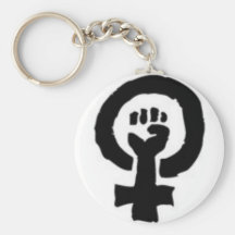 Feministiskt symbol nyckel ringar