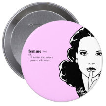 FEMME-lesbisk Knappar