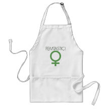 Femtastic kvinnligt symbol förkläden