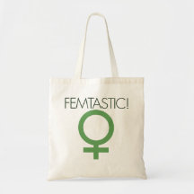 Femtastic kvinnligt symbol tote bag