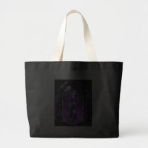 Fen "för den Demi" hänger lös den gotiska blåttfjä Tote Bag