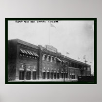 Fenway Park Boston baseball 1914 Affischer