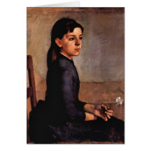 Ferdinand Hodler - Louise-Delphine Duchosal Hälsnings Kort