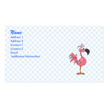 Fernando Flamingo Visitkort Mallar