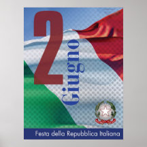 Festa dellaRepubblica Italiana affisch