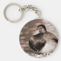 Fet anka Keychain Nyckel Ringar