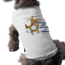 feta hövdade hundkärlekhandstanser djur tee shirt