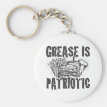 Fett är patriotiska Keychain Nyckel Ring