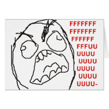 FFFFFFFUUUUUU - Ursinne! Hälsnings Kort