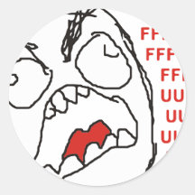 FFFFFFFUUUUUU - Ursinne! Klistermärken
