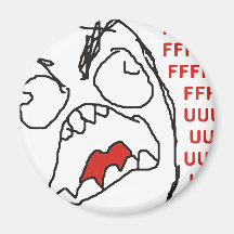 FFFFFFFUUUUUU - Ursinne! Kylskåpsnagnet
