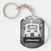 Fiat 500 i Rome Nyckelring
