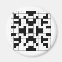 Fibonacci korsord magnet för kylskåp