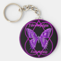 Fibro fjärilsnyckelring