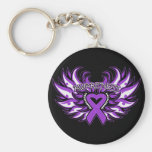 Fibromyalgiamedvetenhethjärta Wings.png Nyckel Ring