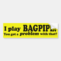 Fick ett problem med det säckpipe- bildekaler