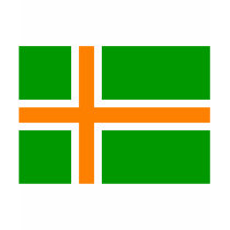 (Fictional) nordisk Celtic flagga,