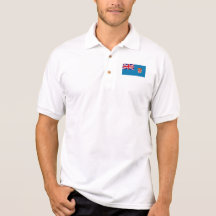 Fijiansk flaggagolfpolo t-shirt