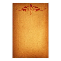 Filigree brevpapper för vintage