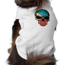 Filipino Flag Skull Doggie Tee