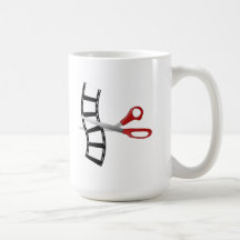 Filma att redigera kaffe muggar