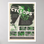 Filmannonsering 1940 för Dr Cyclops Print