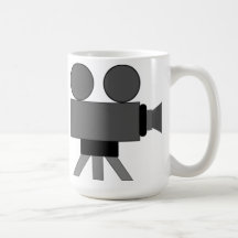 Filmen filmar projektorn mugg