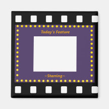 Filmstrip bildram magneter