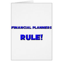 Finansiella Planners härskar! Hälsnings Kort