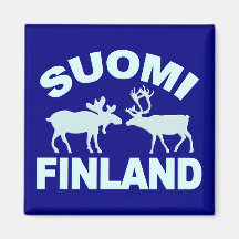 Finland älg- & renmagnet magnet för kylskåp
