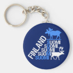 Finland älg- & rennyckelring