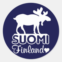 Finland älgklistermärkear