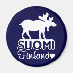 Finland älgmagnet magneter för kylskåp