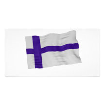 finland anpassade foto kort